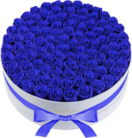Regal Blue Preserved Rose Collection