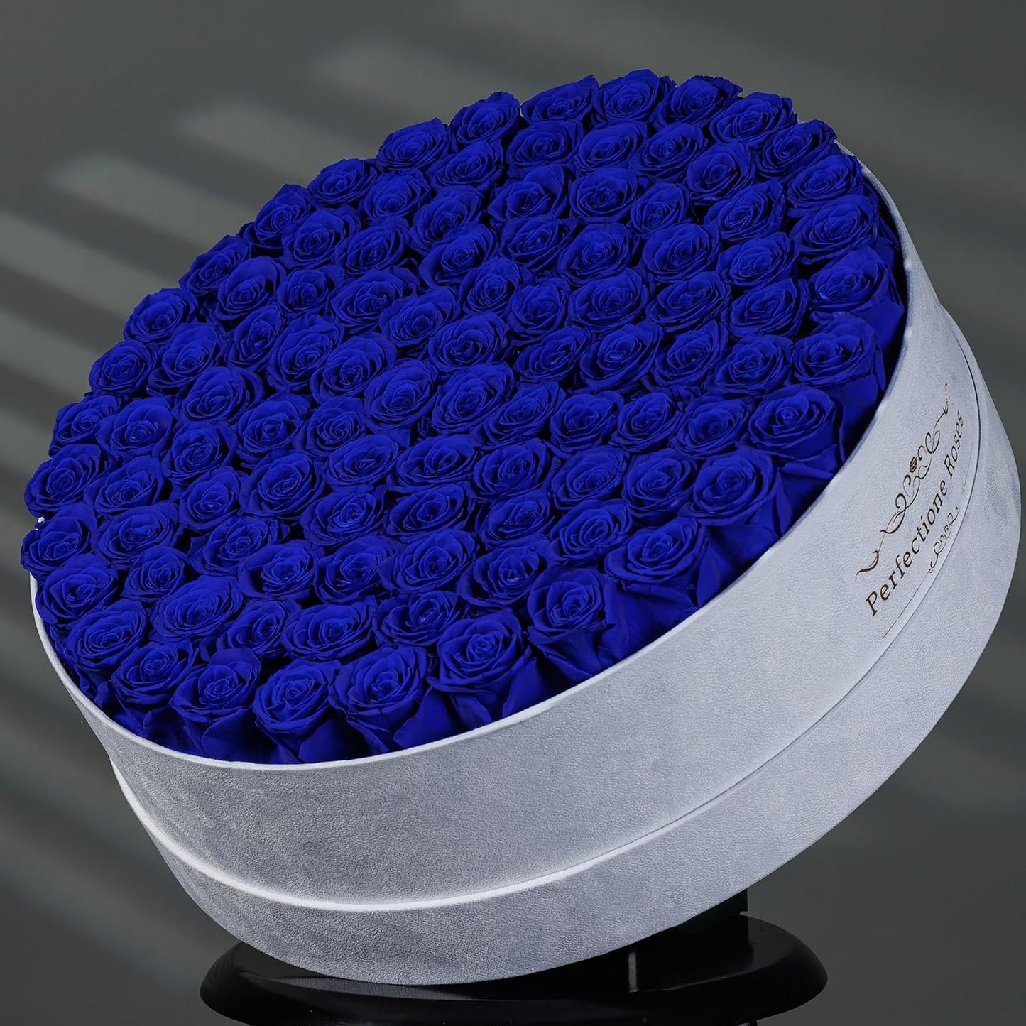 Regal Blue Preserved Rose Collection